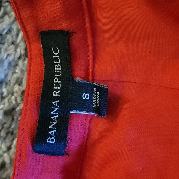 Banana Republic, Red Pleated Maxi Skirt - Picture 2 of 9